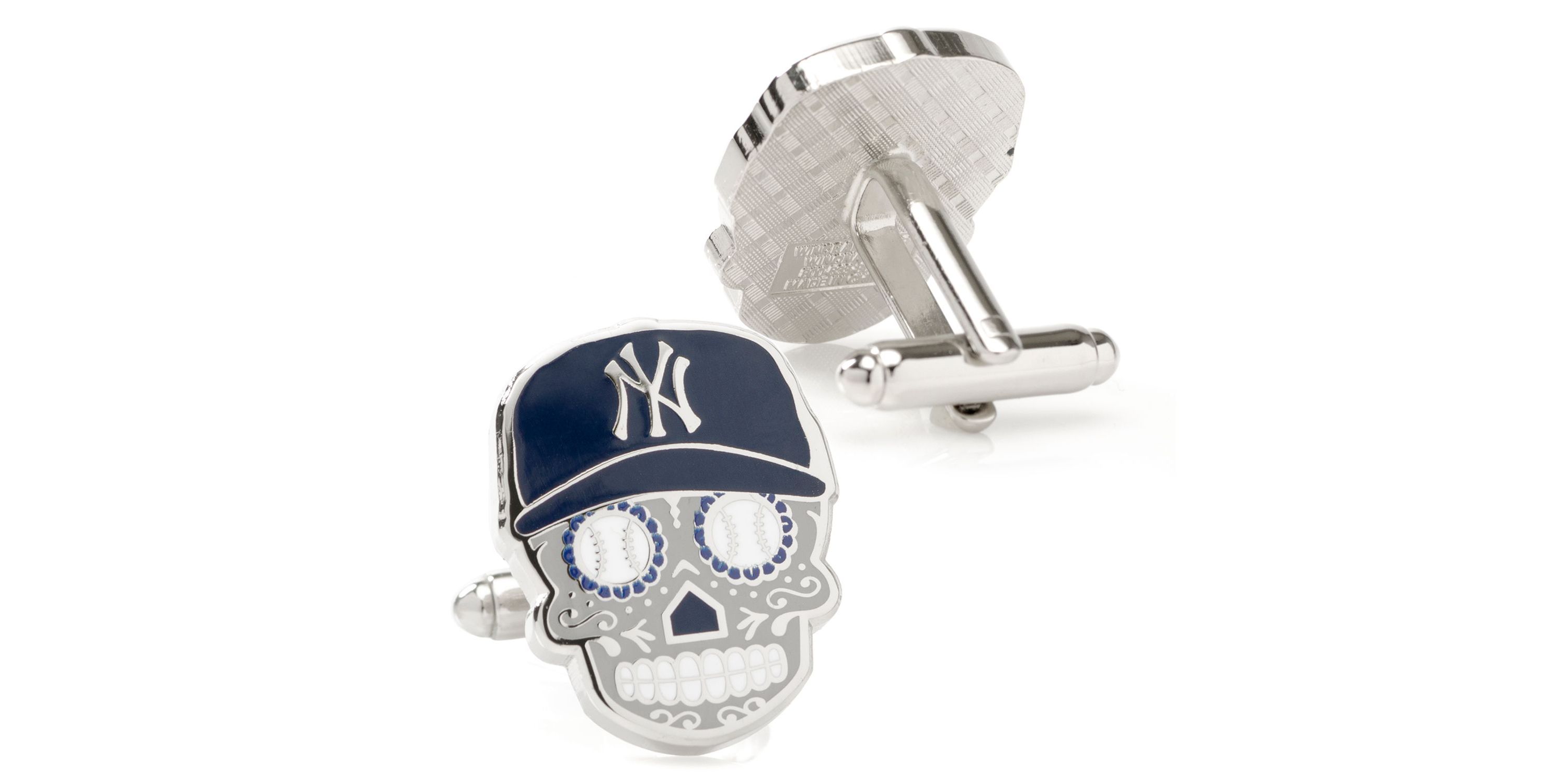 New York Yankees Sugar Skull Cufflinks