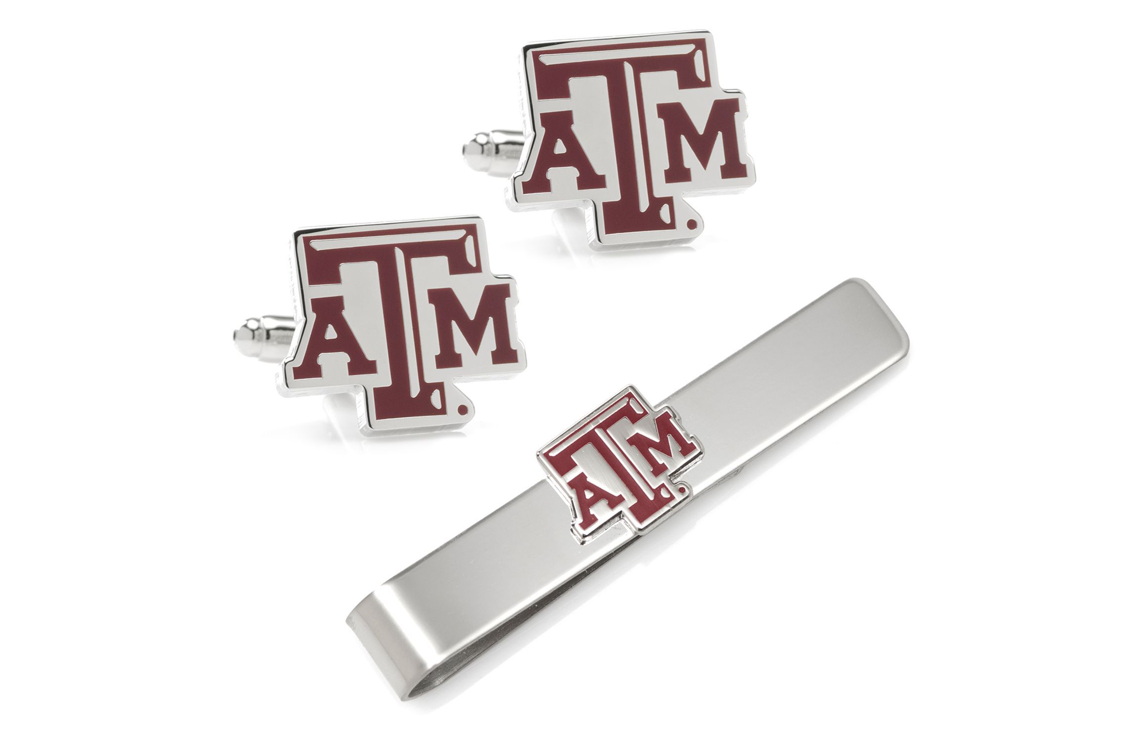 NCAA Texas A&M Aggies Cufflinks and Tie Bar Gift Set