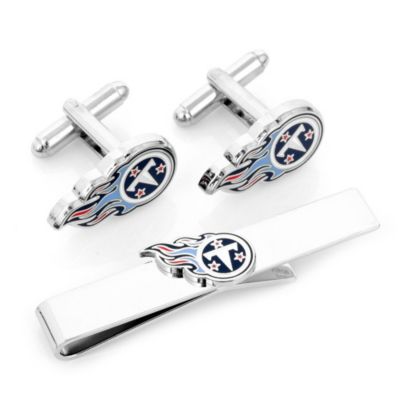 NFL Tennessee Titans Cufflinks and Tie Bar Gift Set