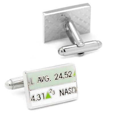 Stock Ticker Cufflinks