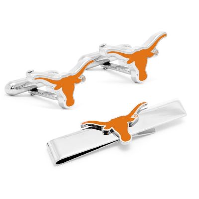 NCAA Texas Longhorns Cufflinks and Tie Bar Gift Set