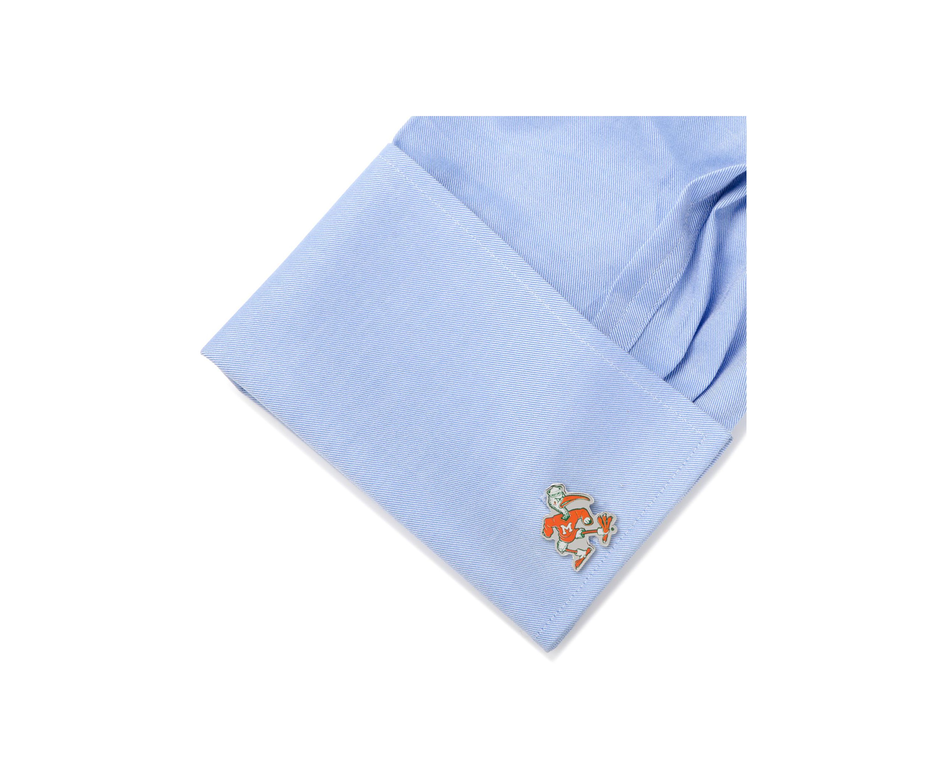 NCAA University of Miami Hurricanes Sebastian the Ibis Vintage Cufflinks