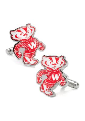 Cufflinks Inc Mens Vintage University of Wisconsin Badgers Cufflinks