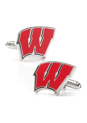 Cufflinks Inc Mens University of Wisconsin Badgers Cufflinks
