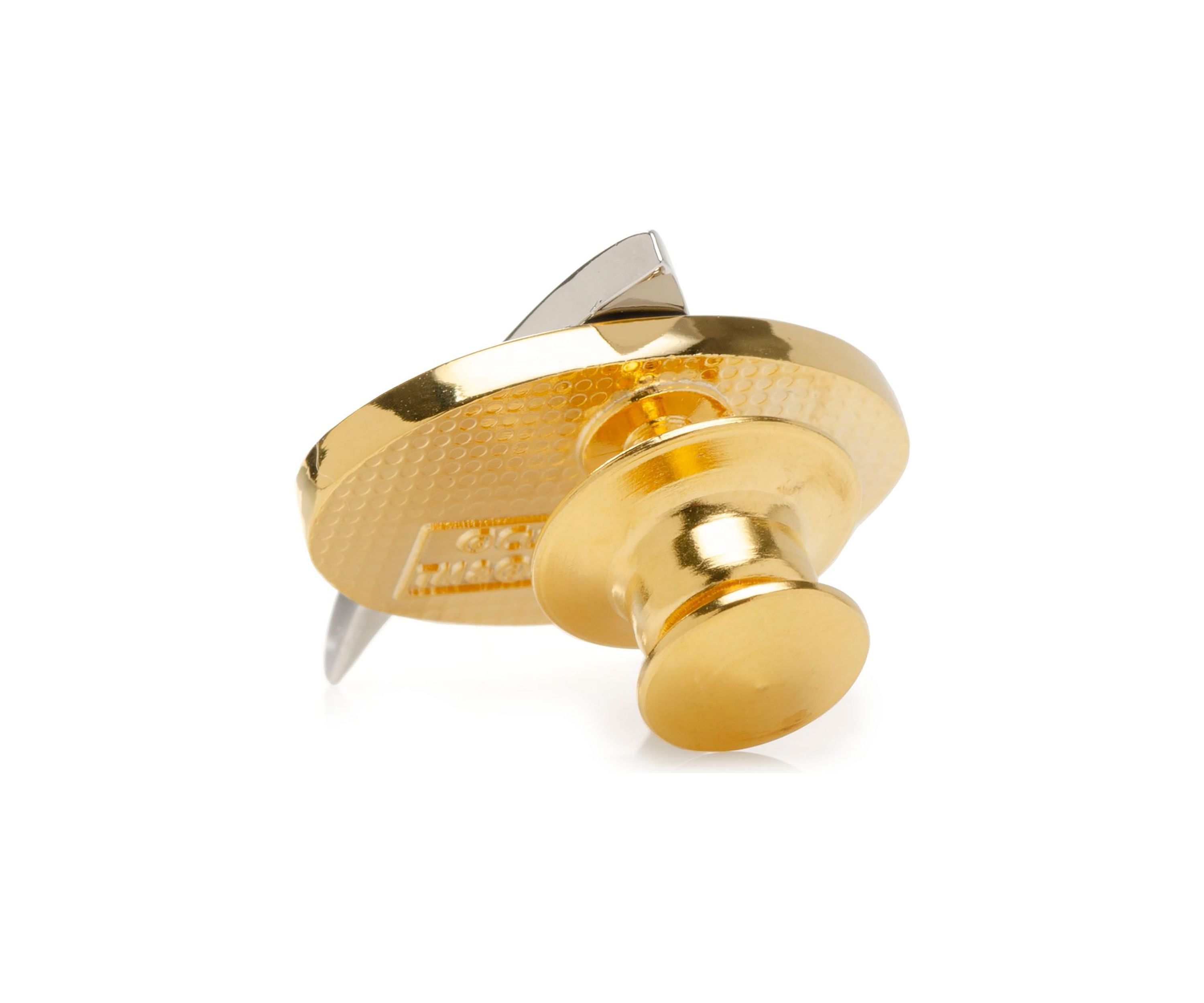 Two Tone Delta Shield Lapel Pin
