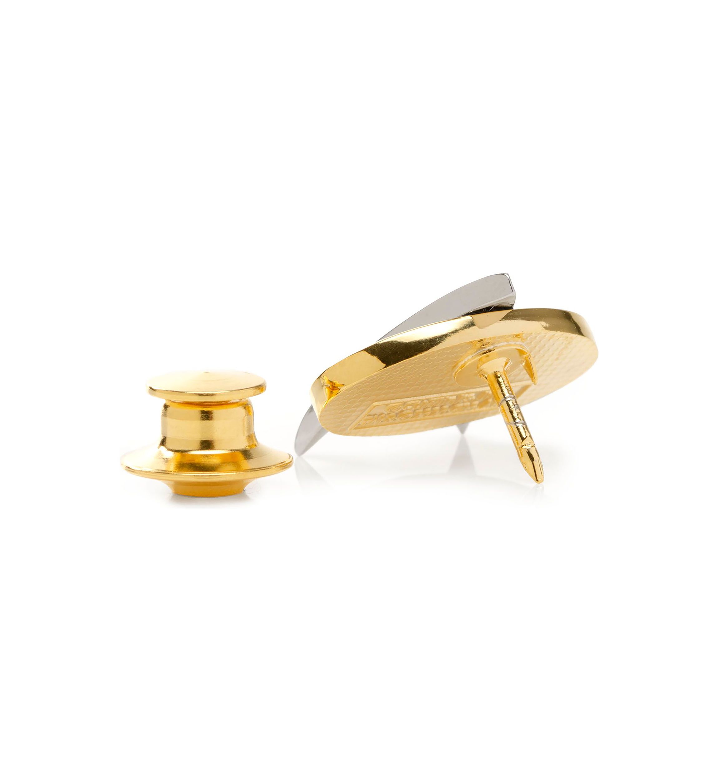 Two Tone Delta Shield Lapel Pin
