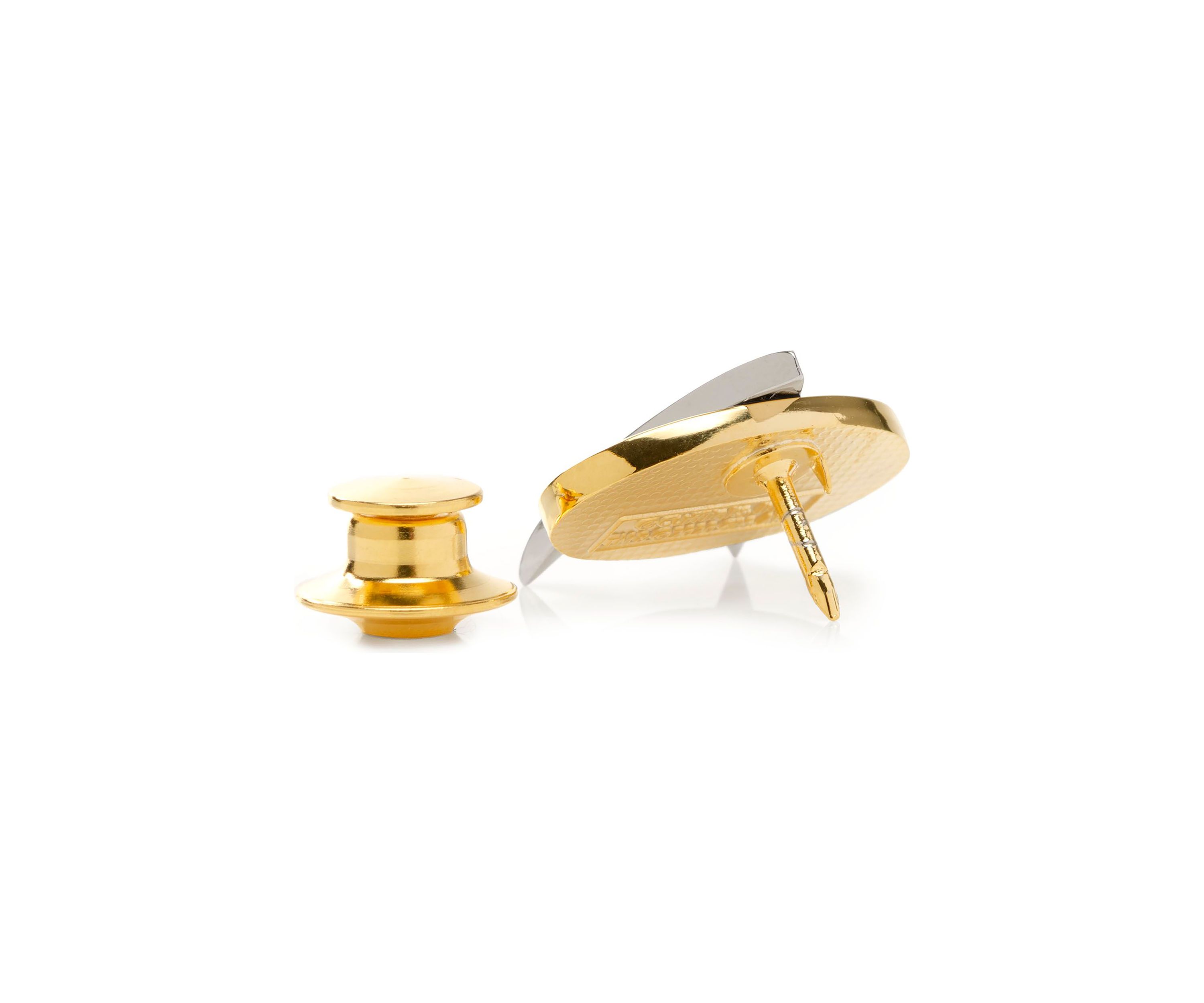 Two Tone Delta Shield Lapel Pin