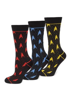 Star Trek 3 Pair Sock Gift Set