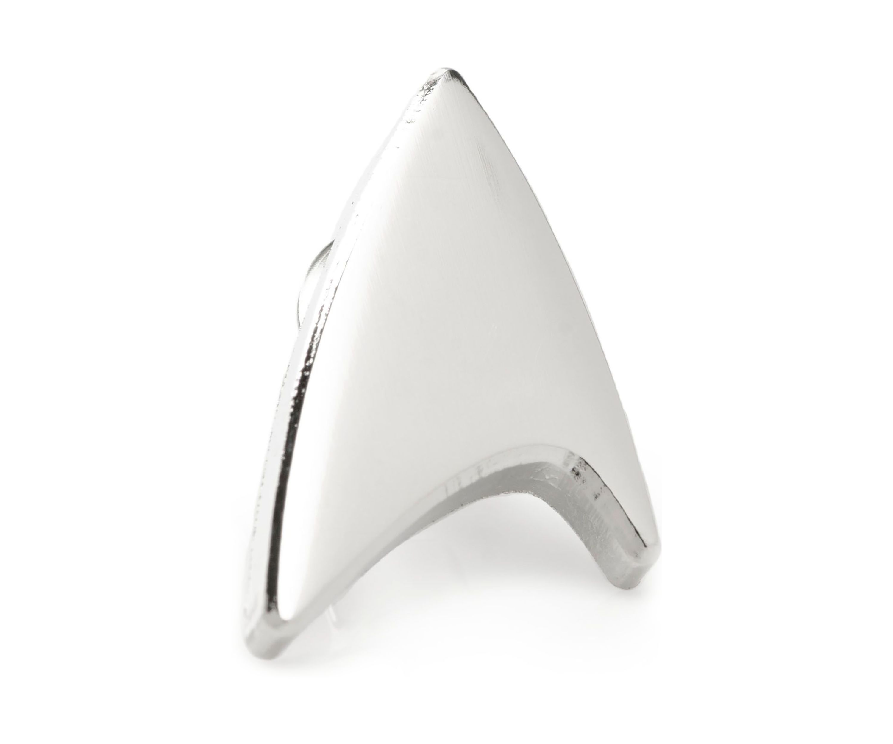Silver Delta Shield Lapel Pin
