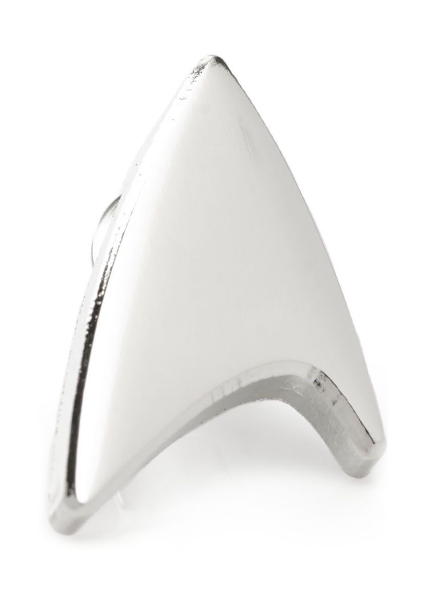 Silver Delta Shield Lapel Pin