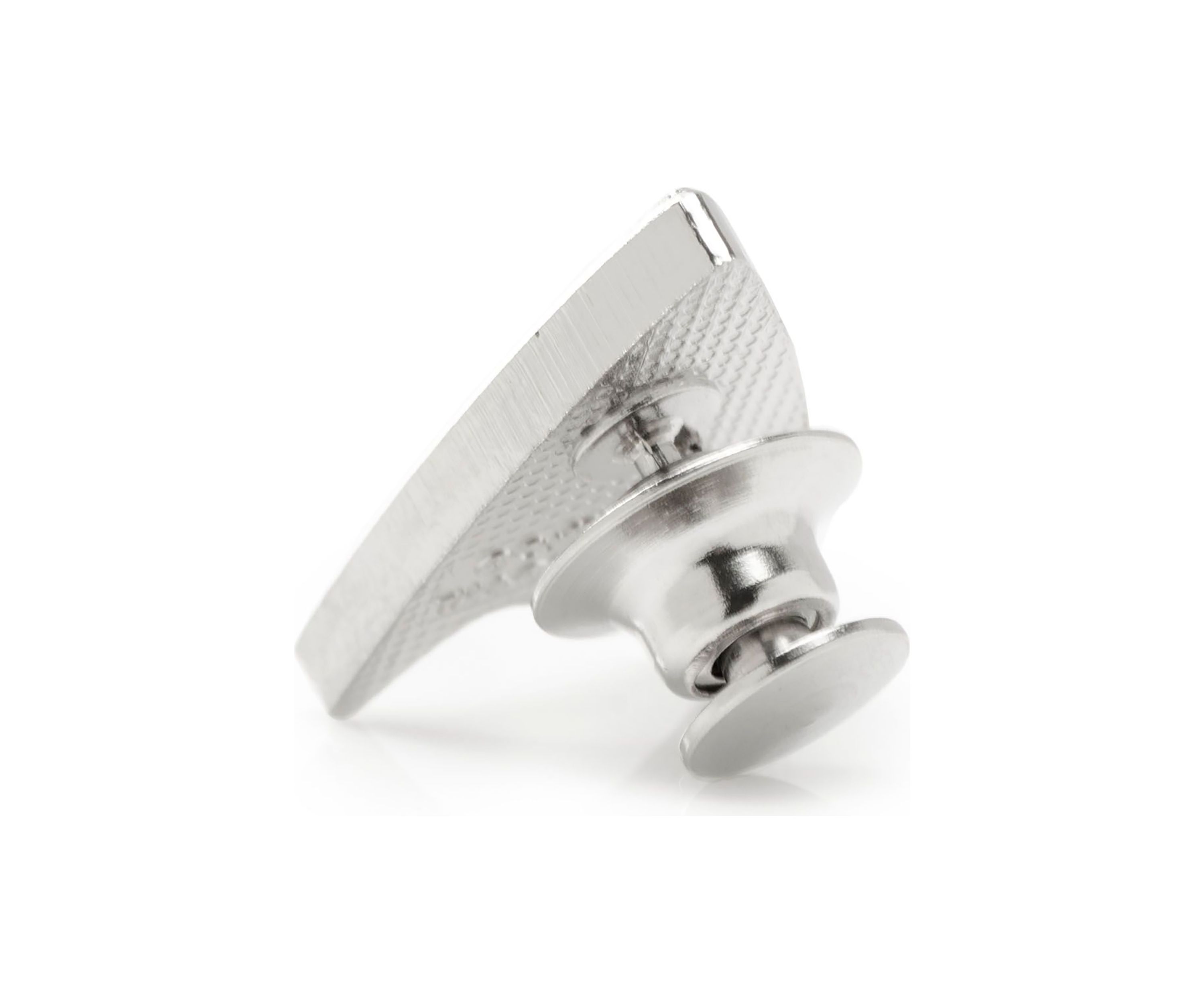 Silver Delta Shield Lapel Pin