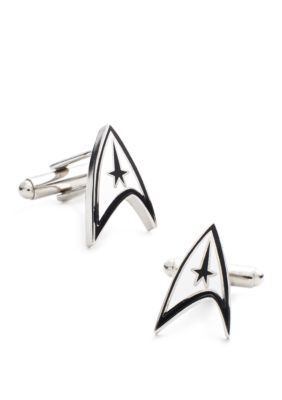 Cufflinks Inc Men's Officially Licensed Star Trek Cufflinks, Black