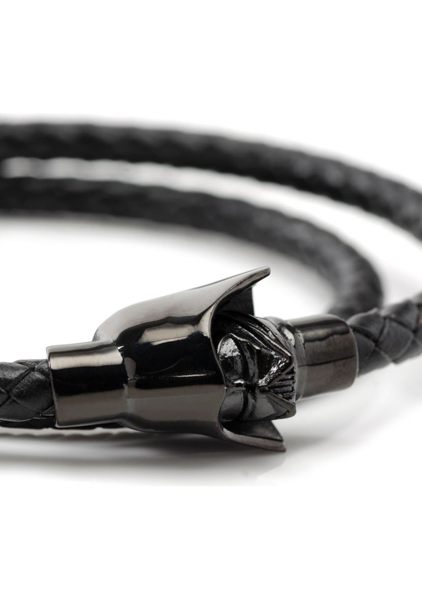 Darth Vader Helmet Double Wrap Stainless Steel Bracelet