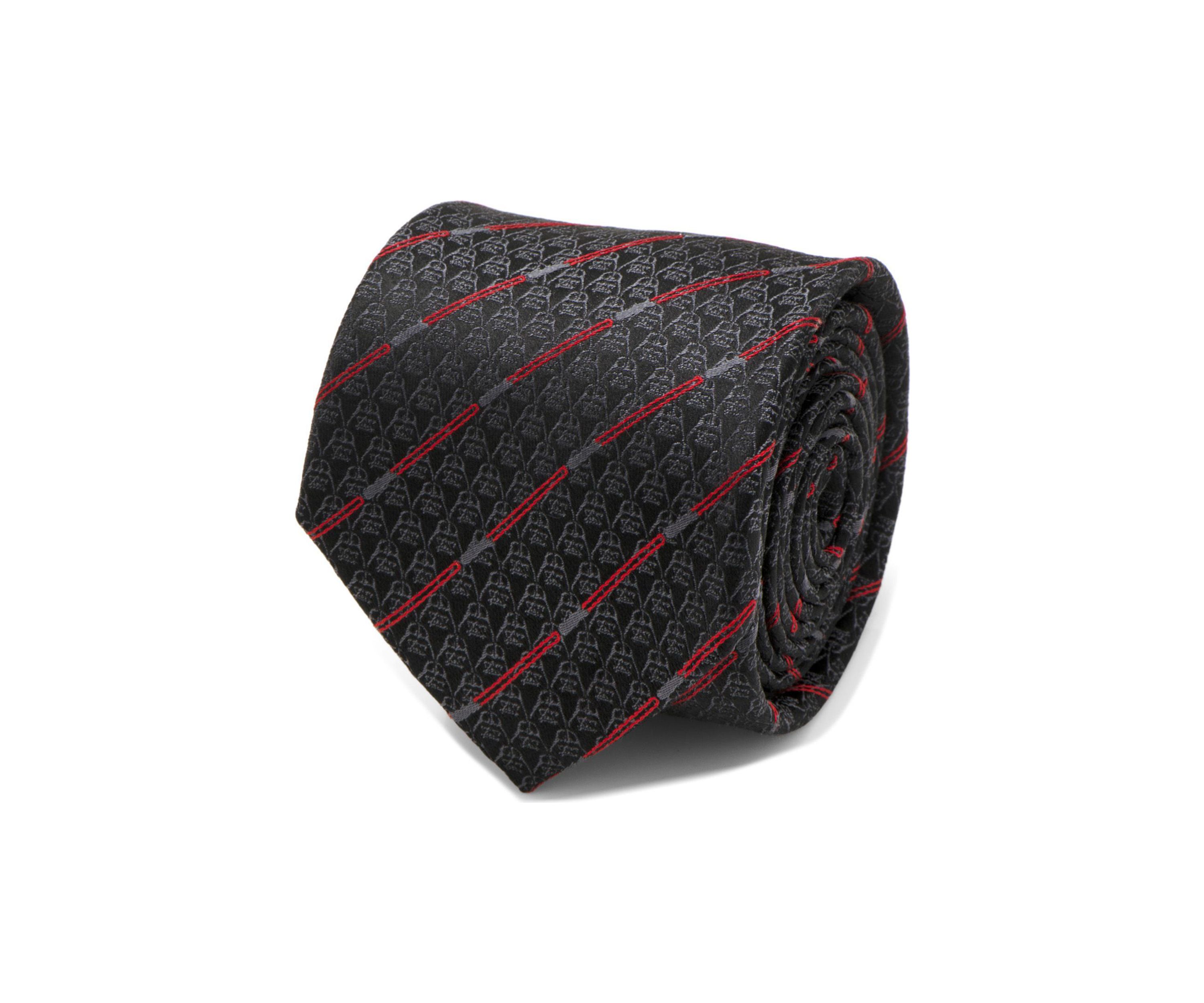 Darth Vader Black Lightsaber Stripe Tie
