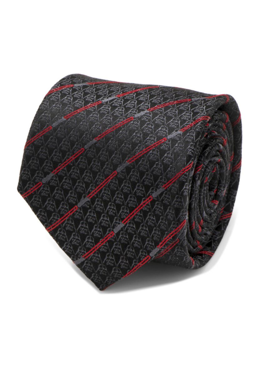 Darth Vader Black Lightsaber Stripe Tie