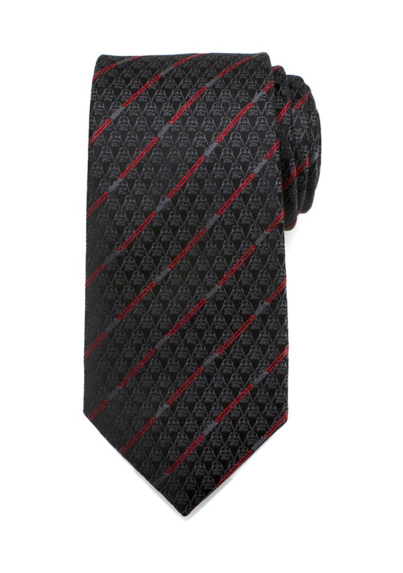 Darth Vader Black Lightsaber Stripe Tie