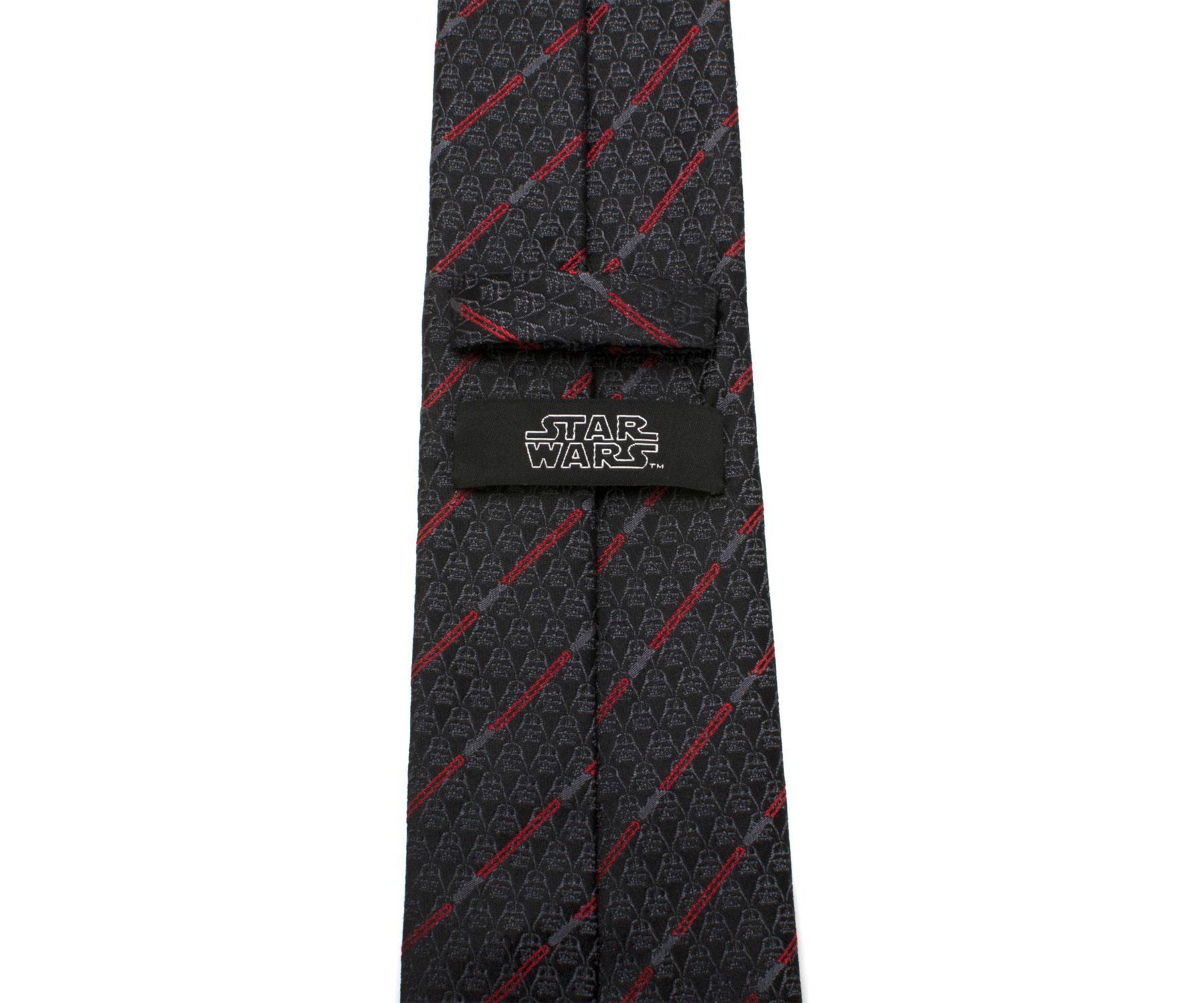 Darth Vader Black Lightsaber Stripe Tie