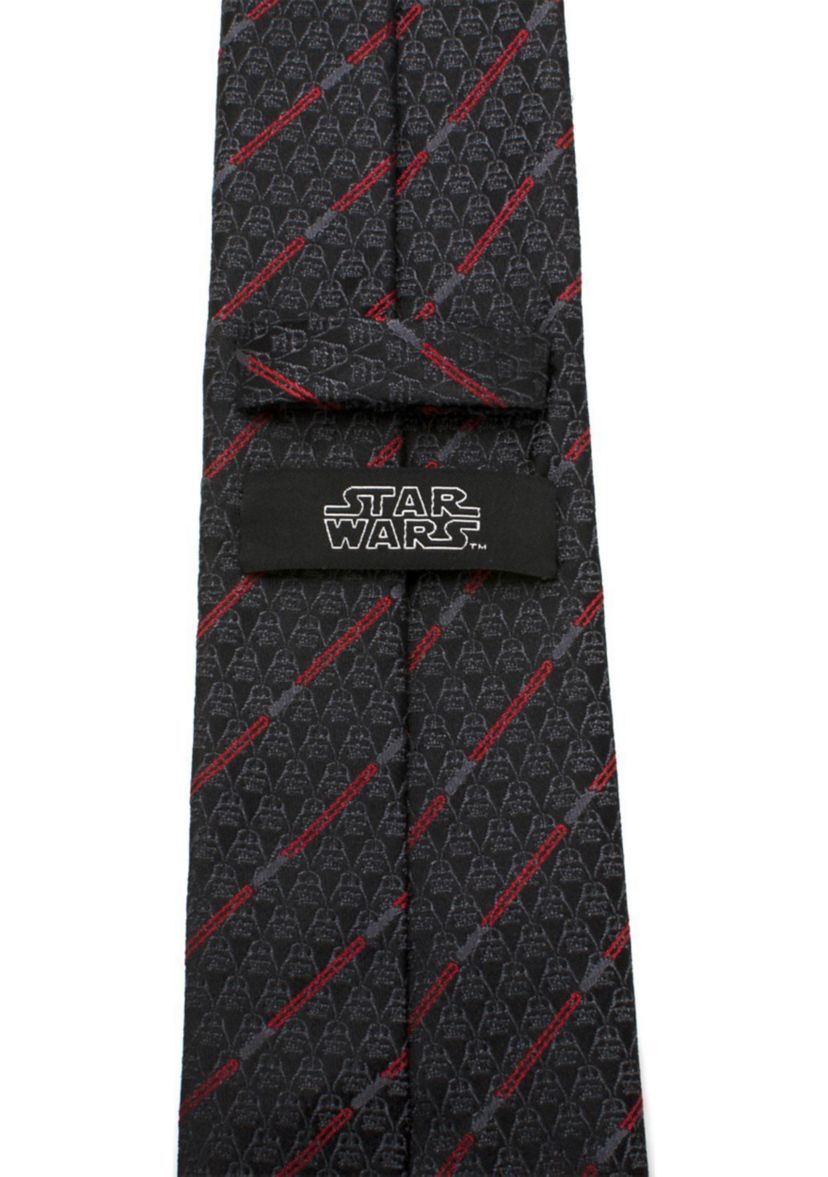 Darth Vader Black Lightsaber Stripe Tie