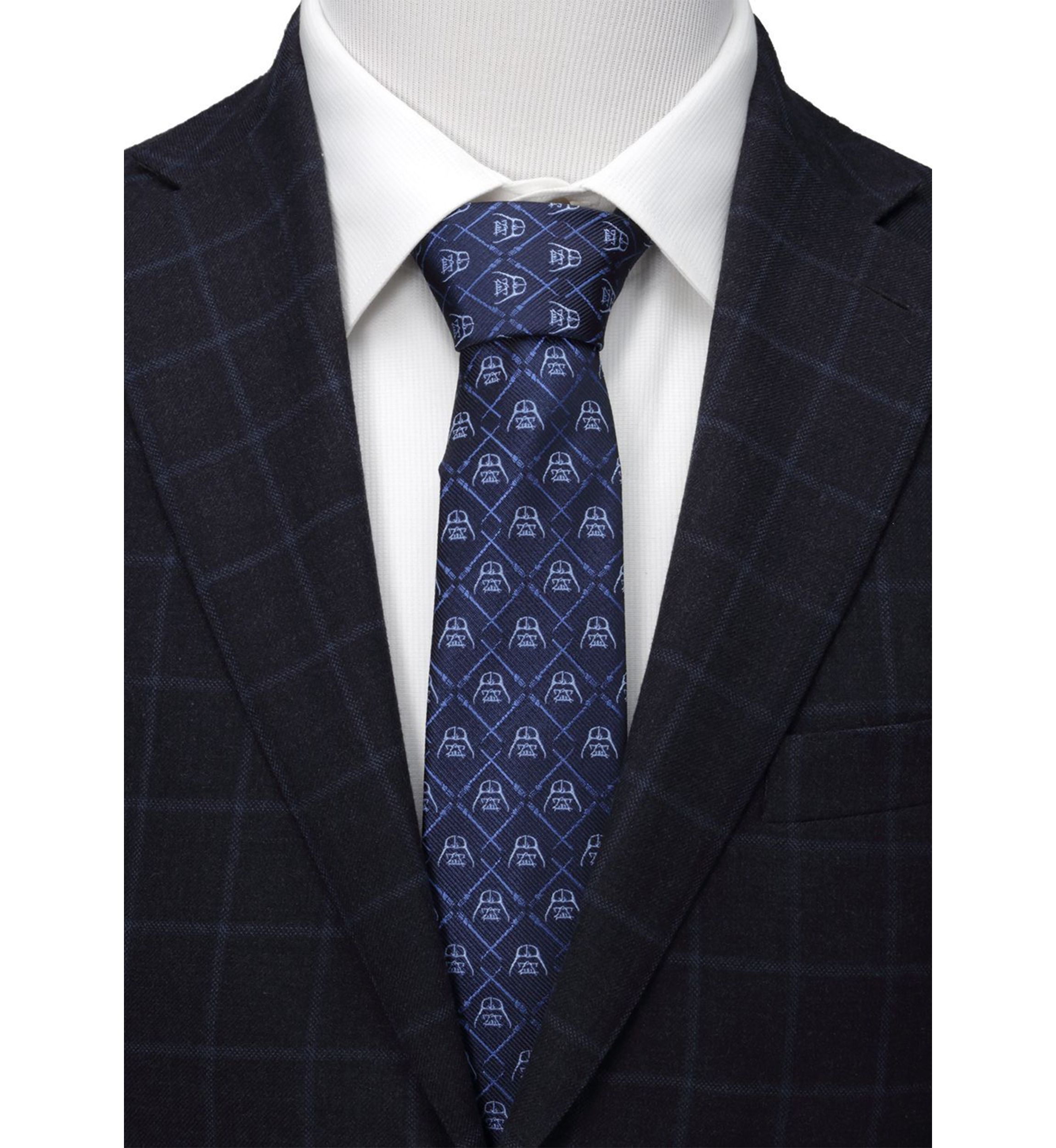 Darth Vader Lightsaber Blue Tie