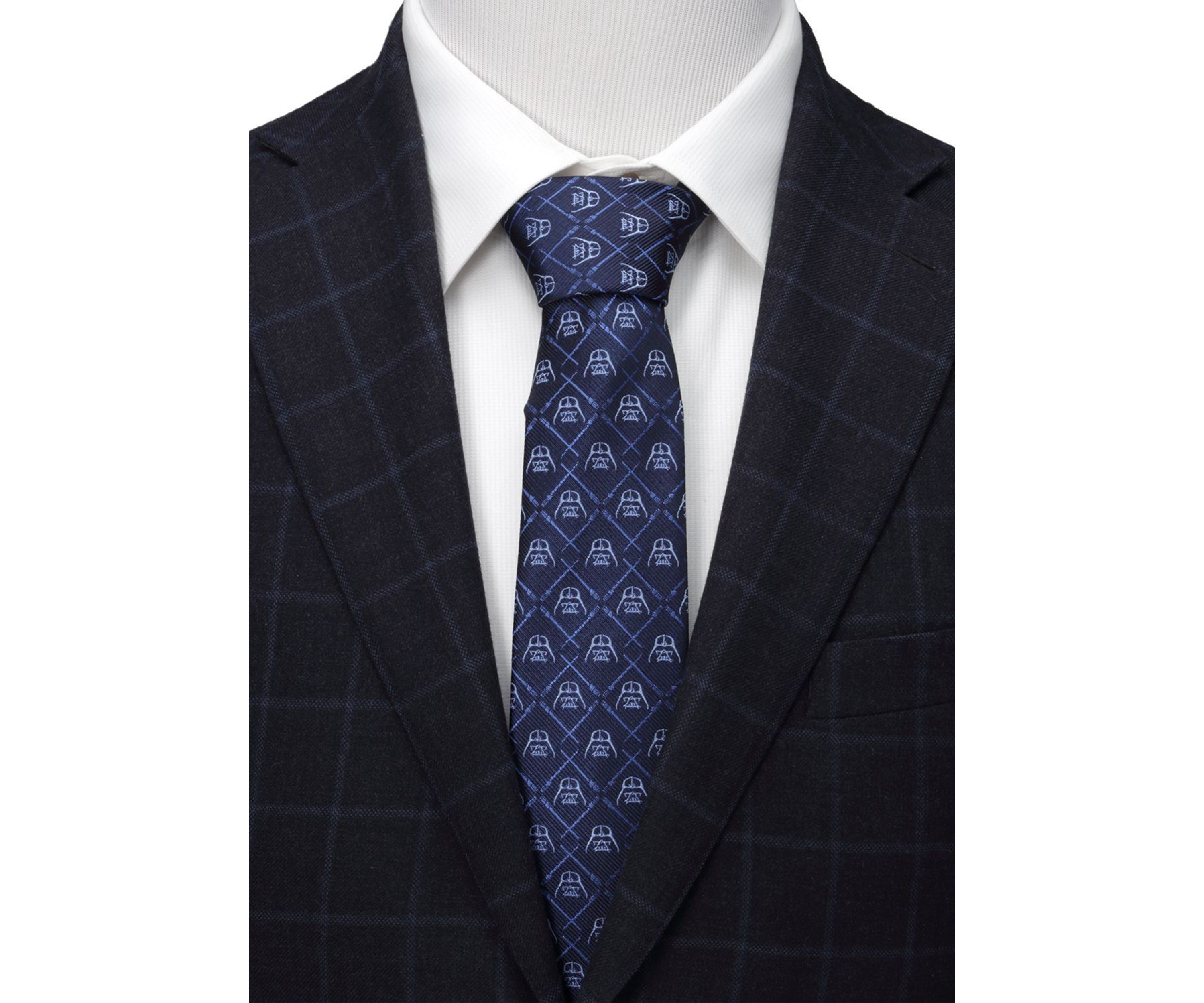 Darth Vader Lightsaber Blue Tie