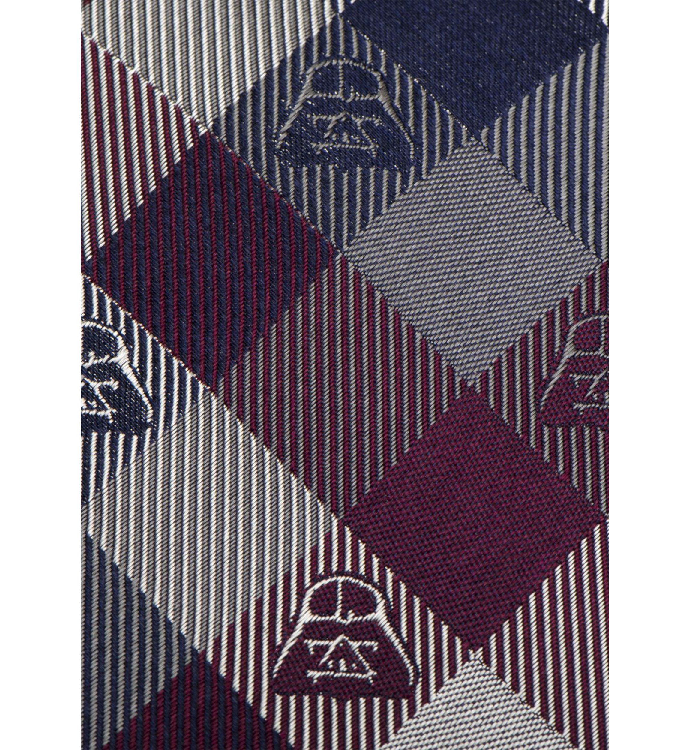 Darth Vader Plum Modern Plaid Tie