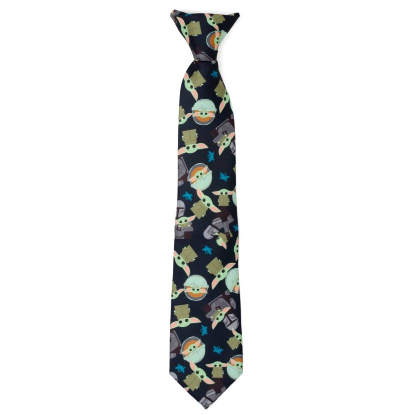 Mando Grogu Navy Boys Tie