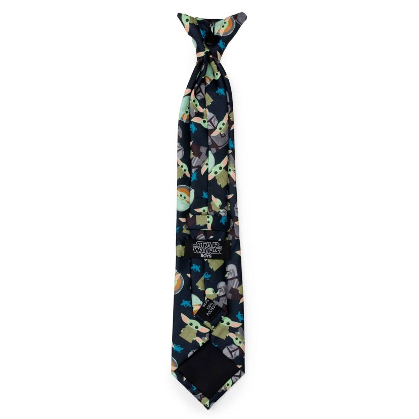 Mando Grogu Navy Boys Tie