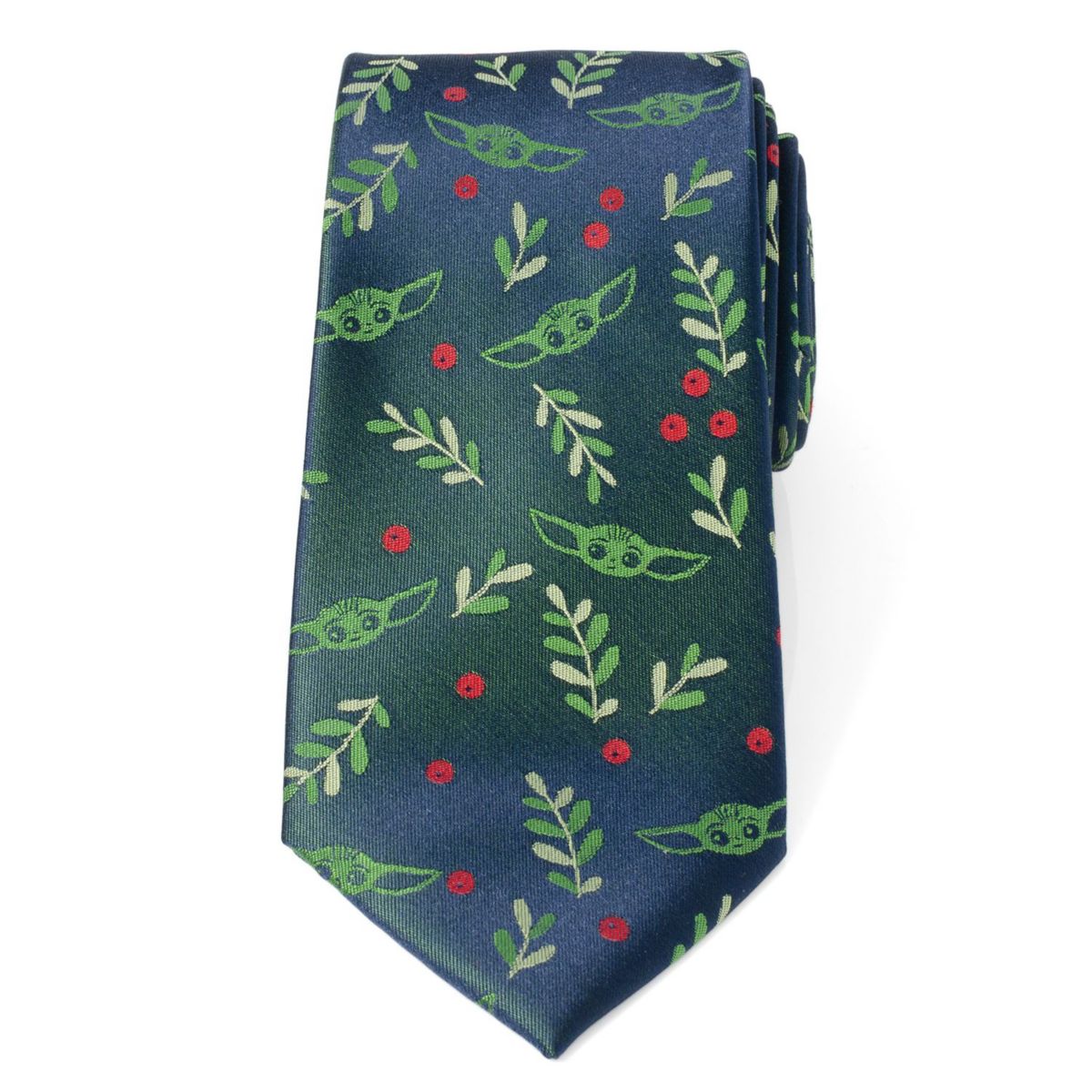 Grogu Holiday Navy Tie