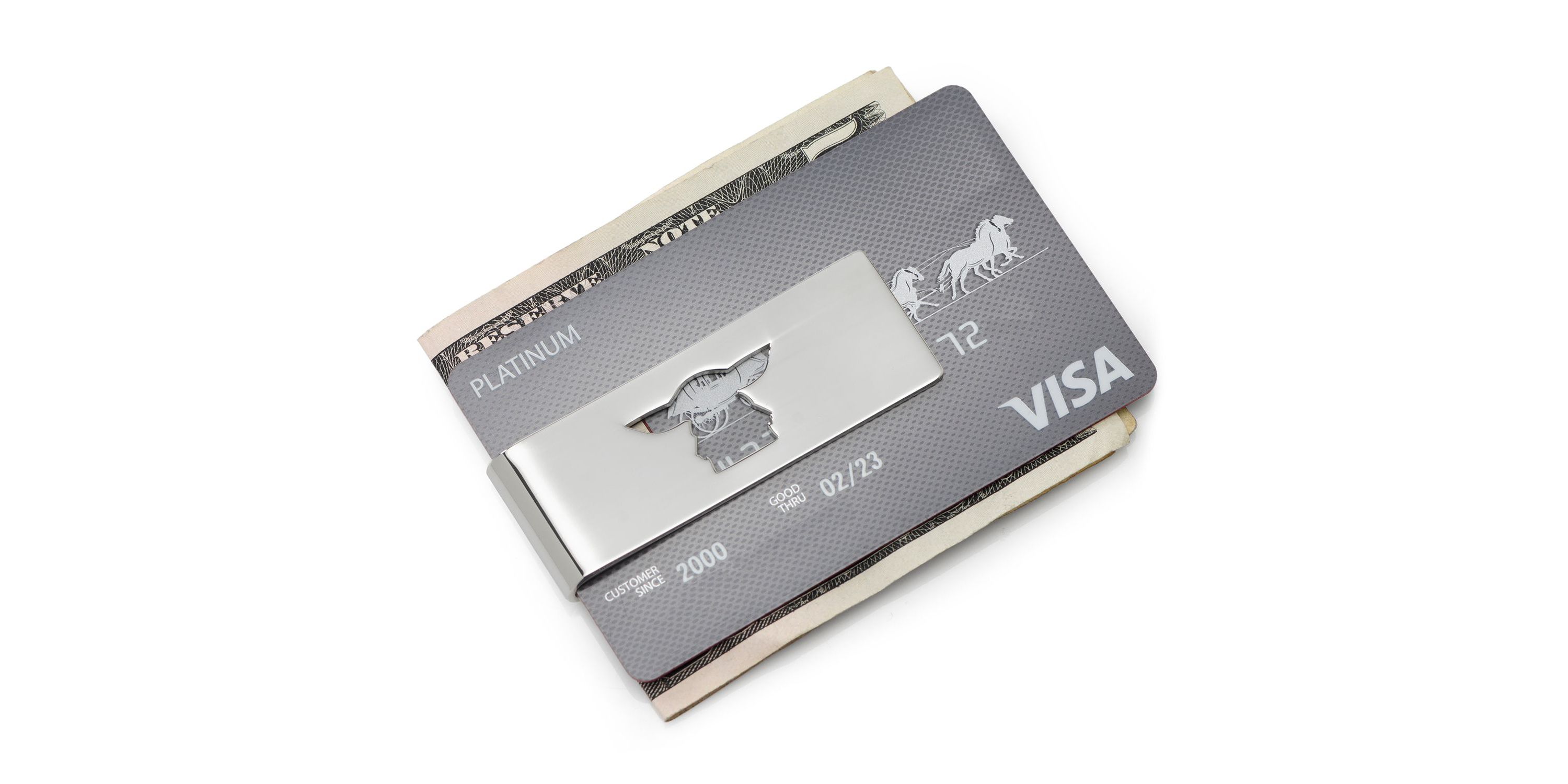 Grogu Cut Out Money Clip