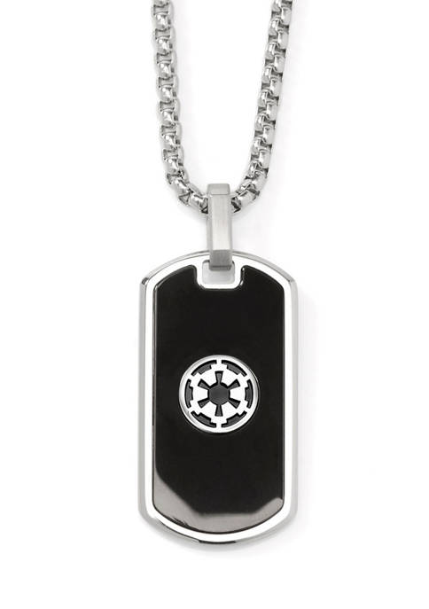 Star Wars Imperial Rebel Reversible Stainless Steel Necklace