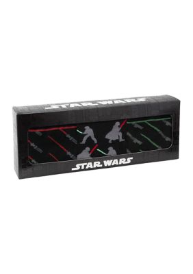 Lightsaber Battle 3 Pair Socks Gift Set