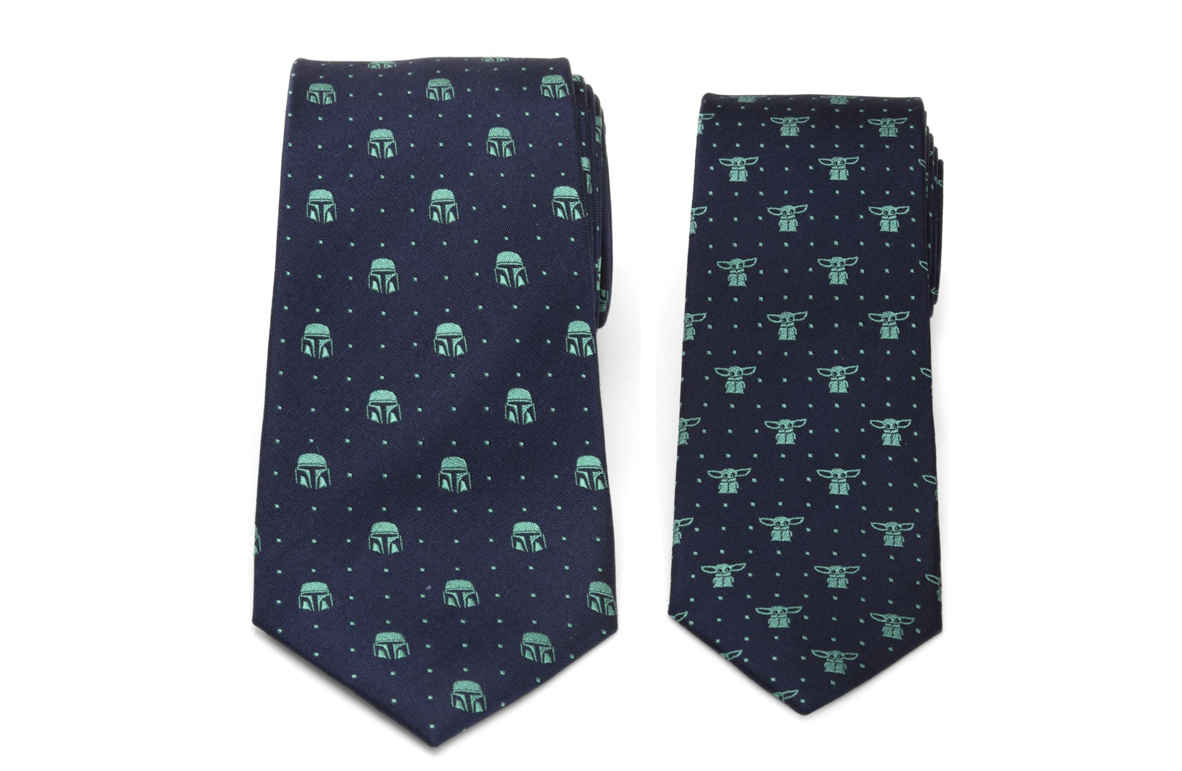 Father and Son Mando and The Child Necktie Gift Set