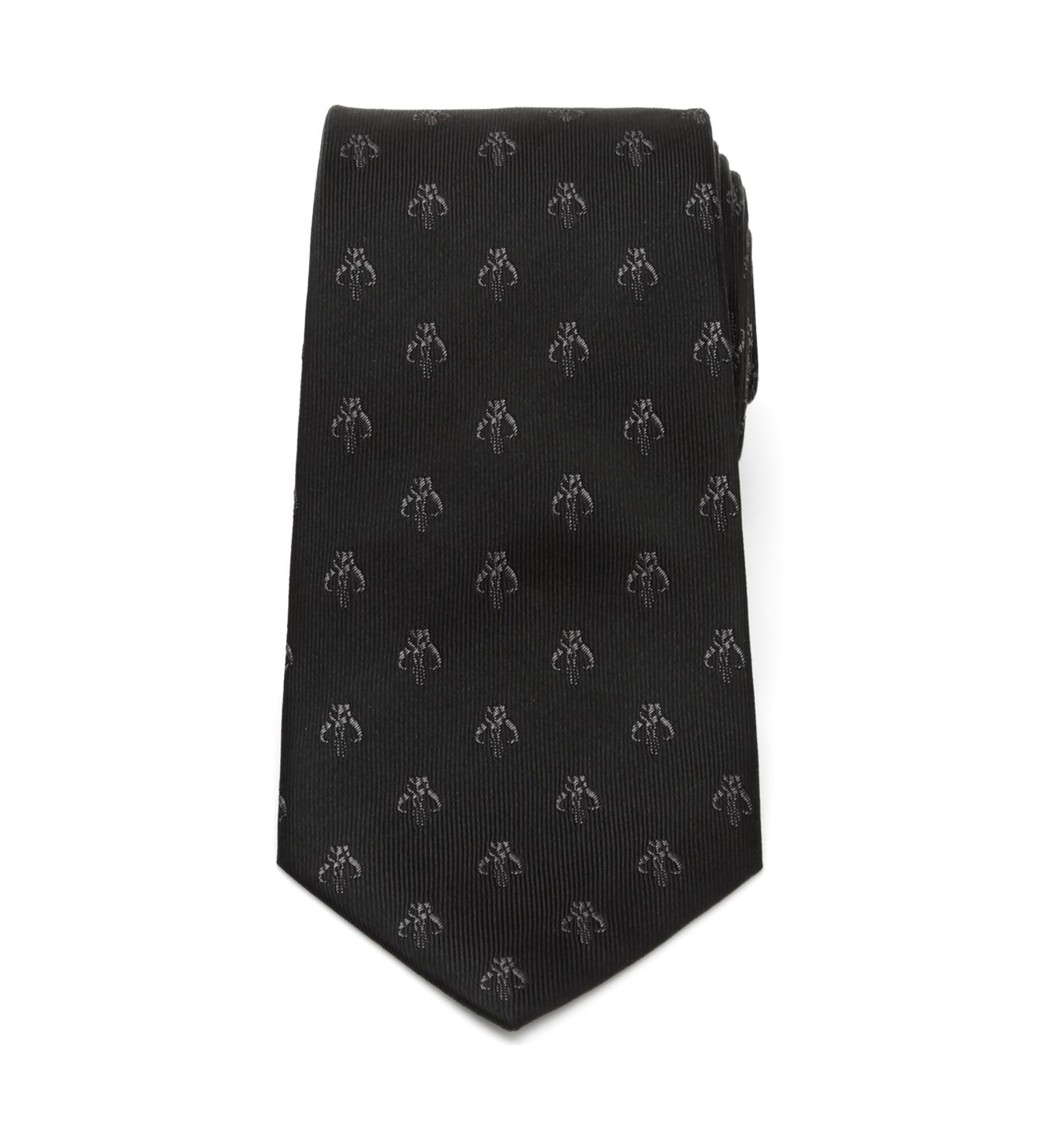 Mandalorian Black Silk Tie