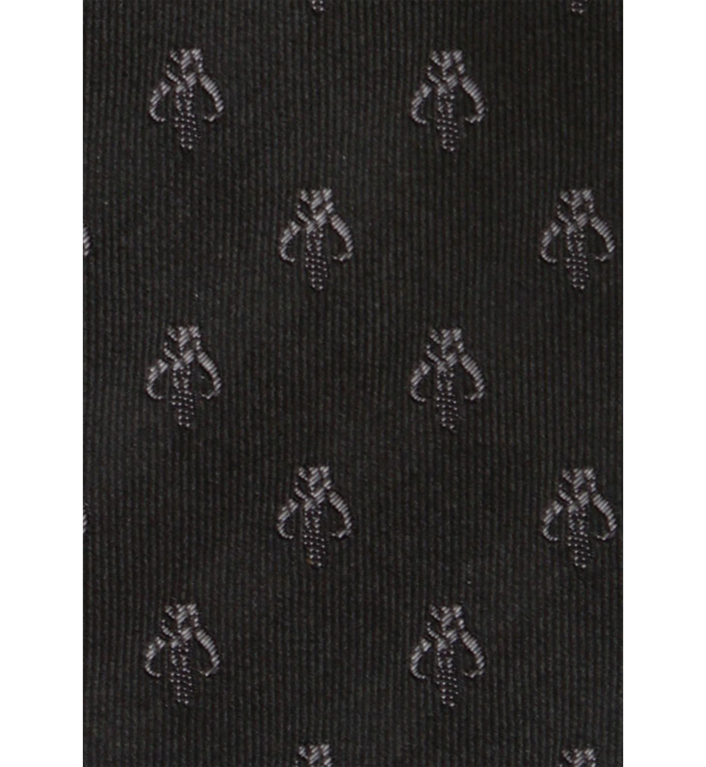 Mandalorian Black Silk Tie