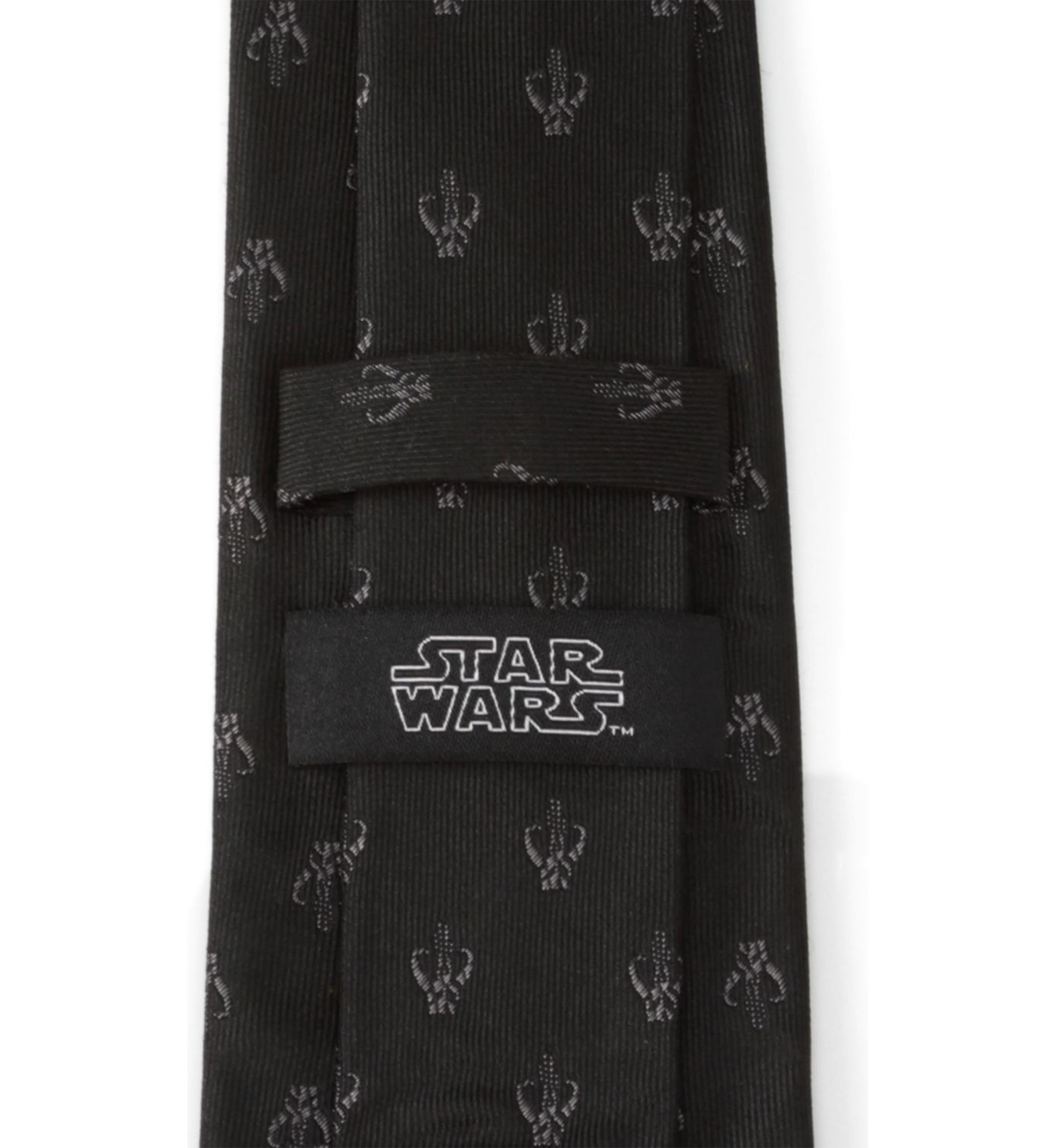 Mandalorian Black Silk Tie