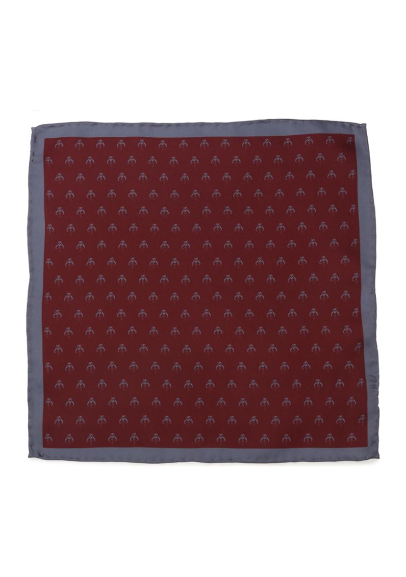 Mandalorian Red Silk Pocket Square