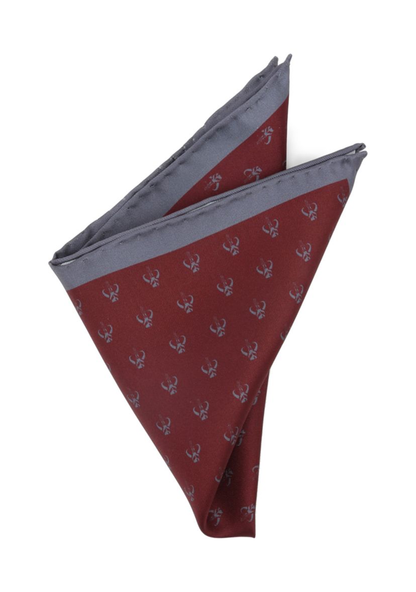 Mandalorian Red Silk Pocket Square