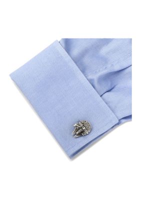 3D Millennium Falcon Cufflinks