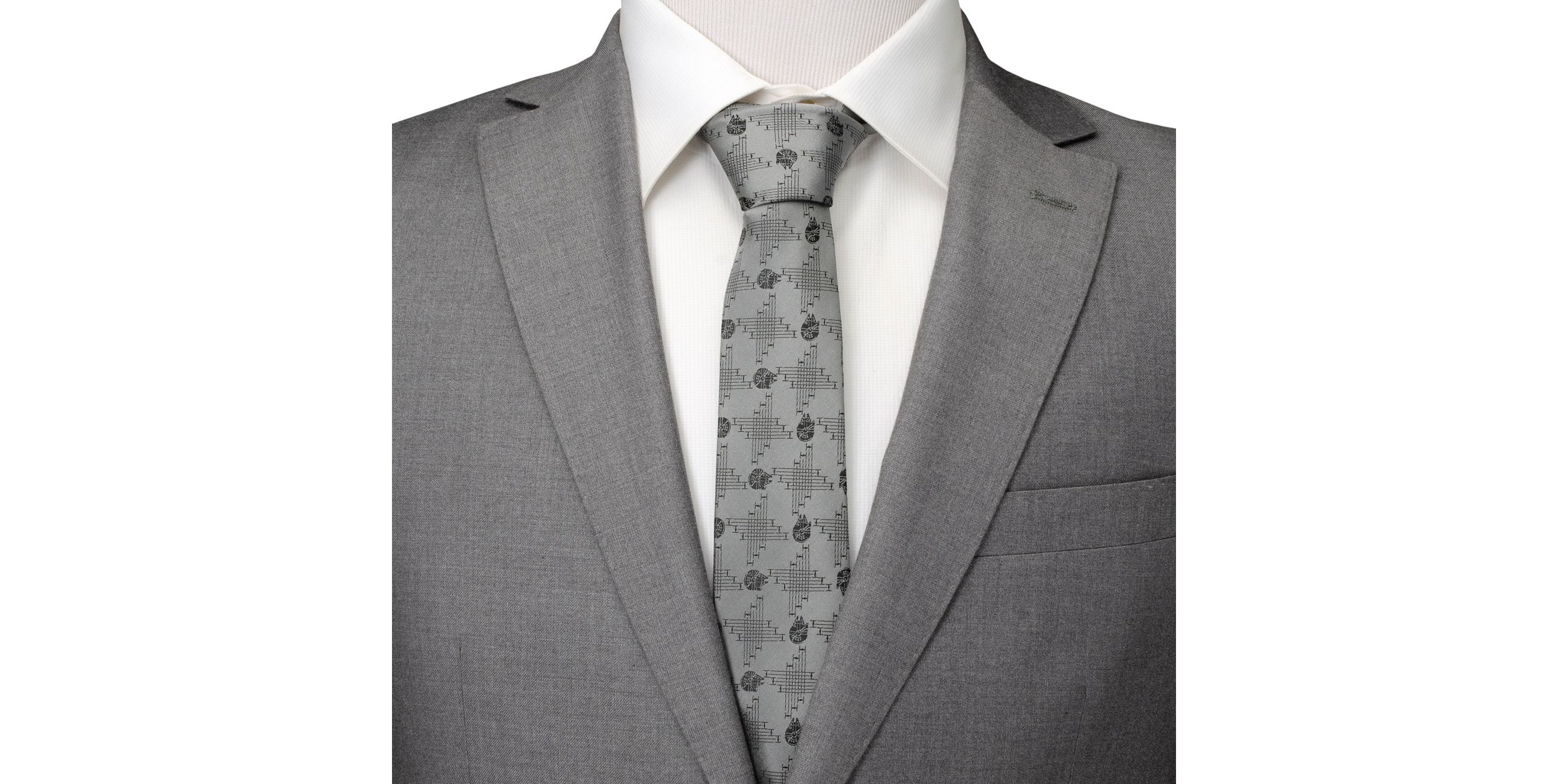 Millennium Falcon Gray Tie