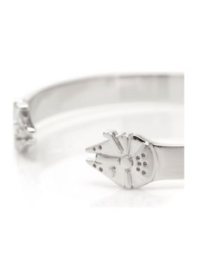 Millennium Falcon Stainless Steel Cuff Bracelet