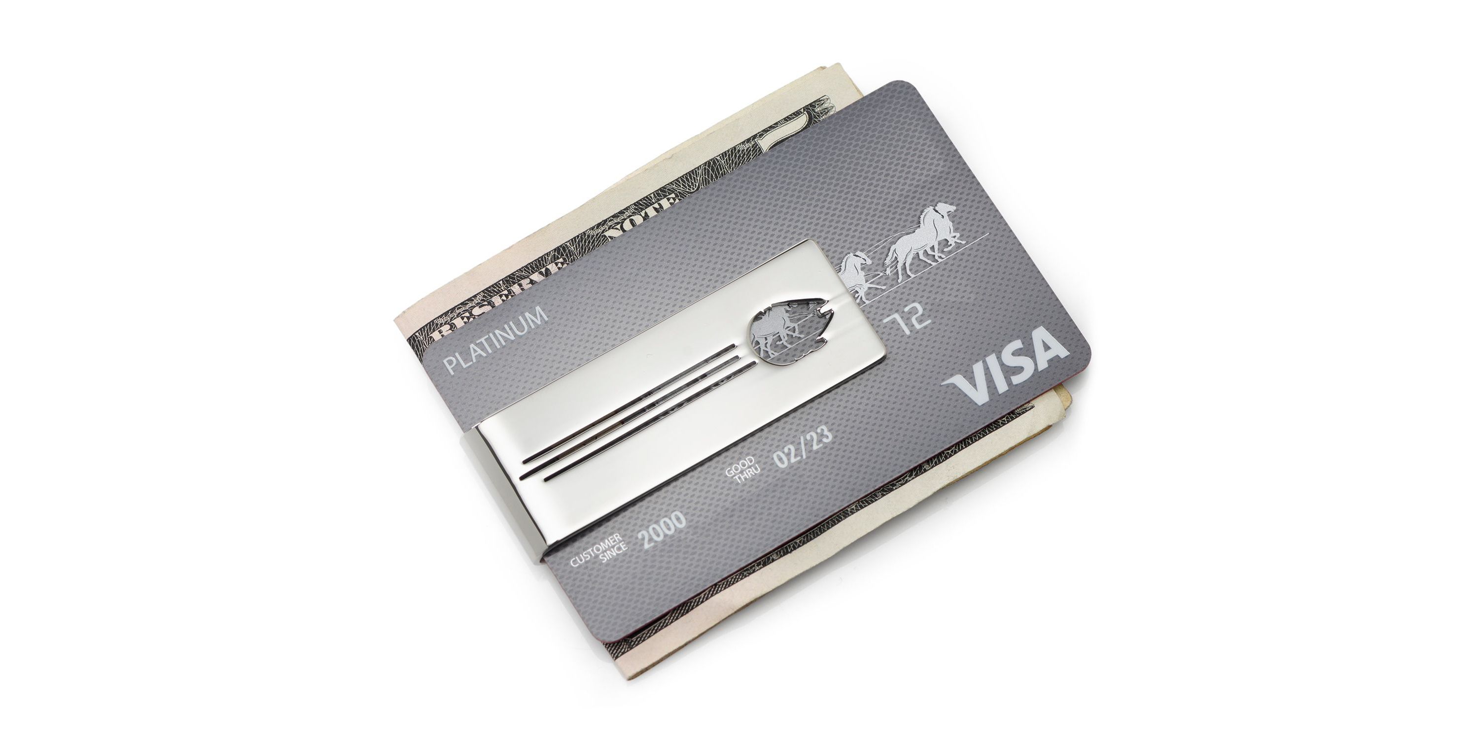 Falcon Cut Out Money Clip