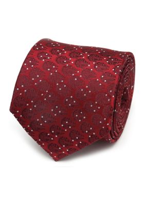 Star Wars Men's Millennium Falcon Dot Red Tie