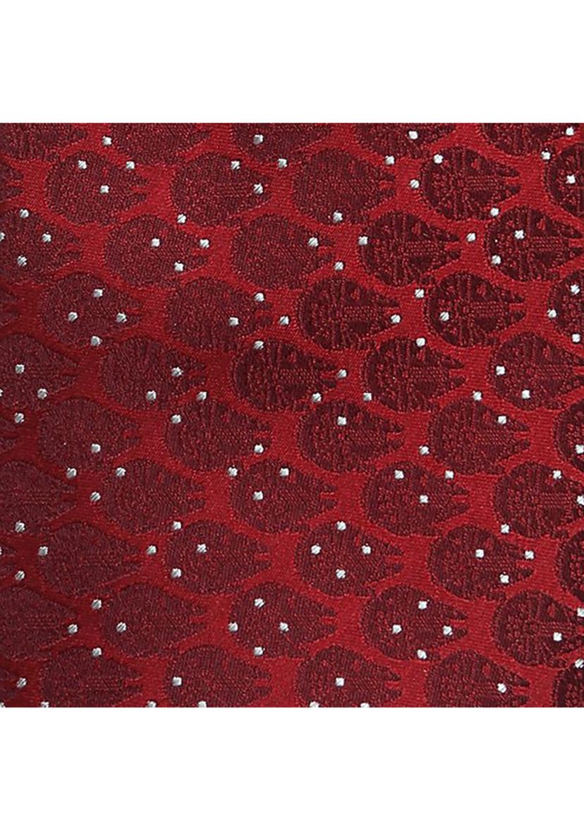 Millennium Falcon Dot Red Tie