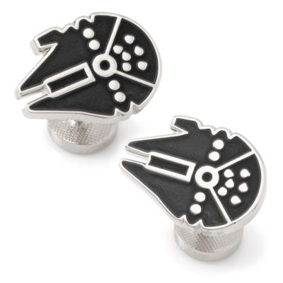 Star Wars Men's Millennium Falcon Silver Cufflinks -  3203516SWMFELSL