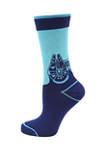 Millennium Falcon Mod Blue Socks