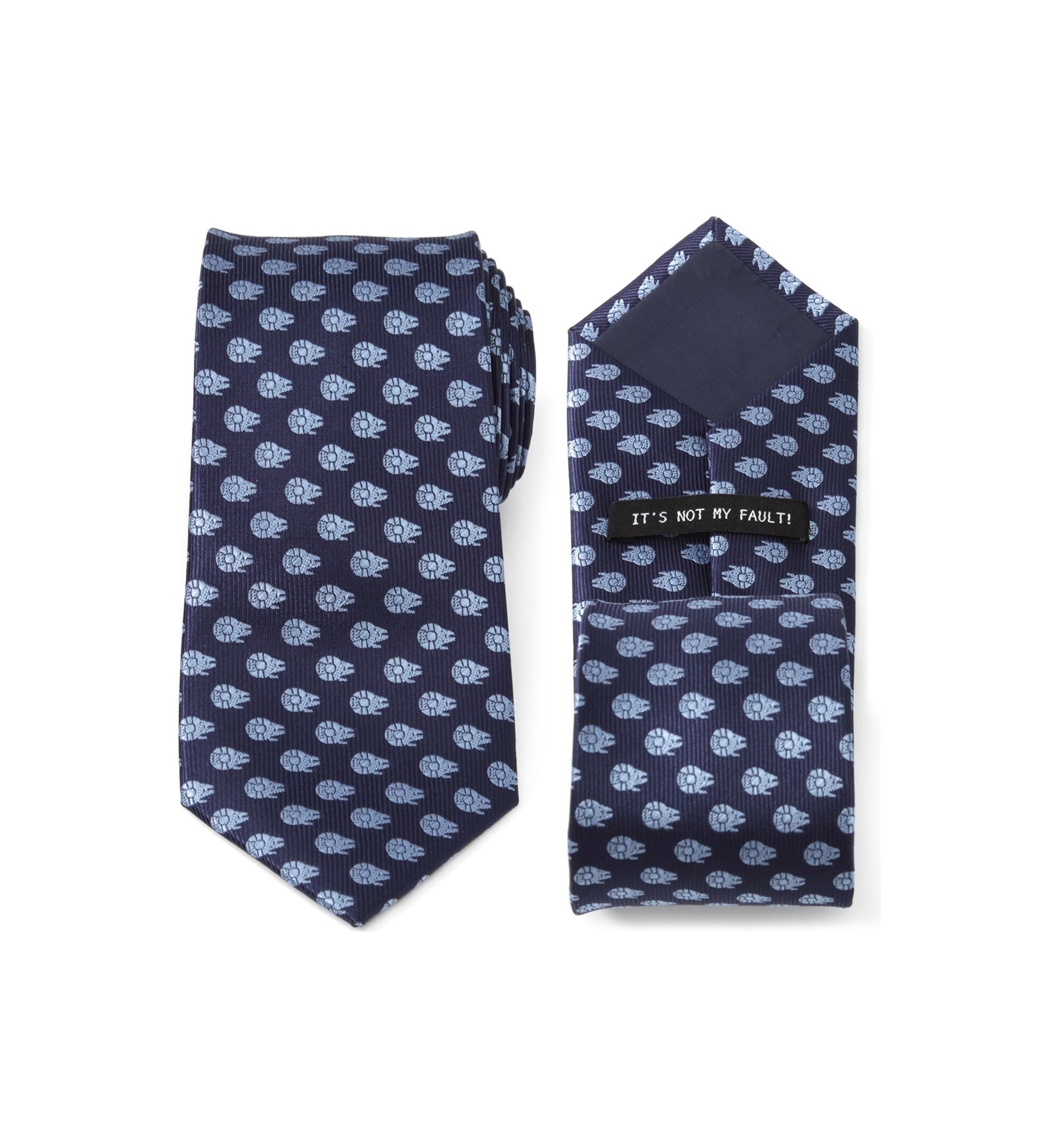 Millennium Falcon Blue Tonal Tie