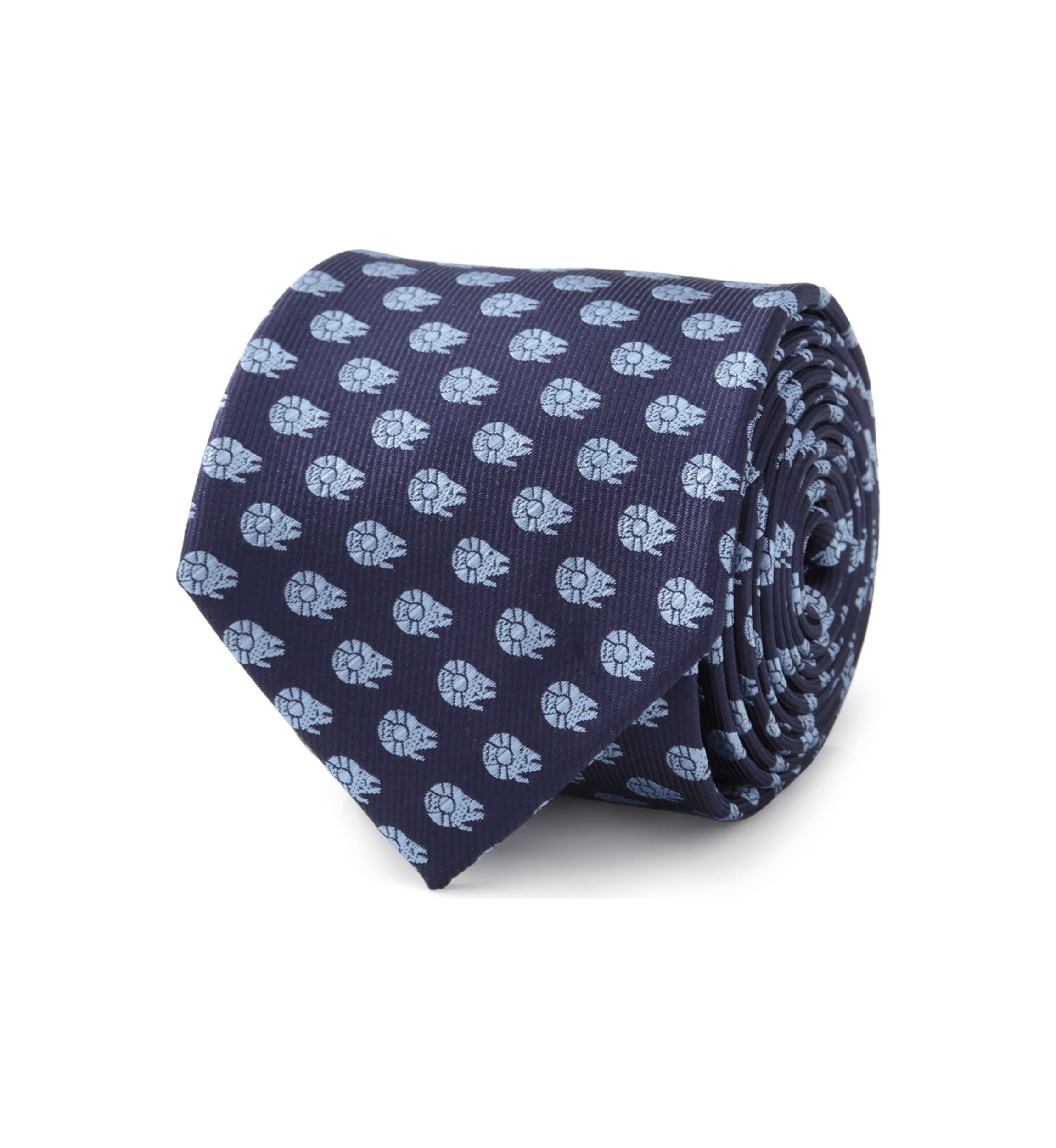 Millennium Falcon Blue Tonal Tie