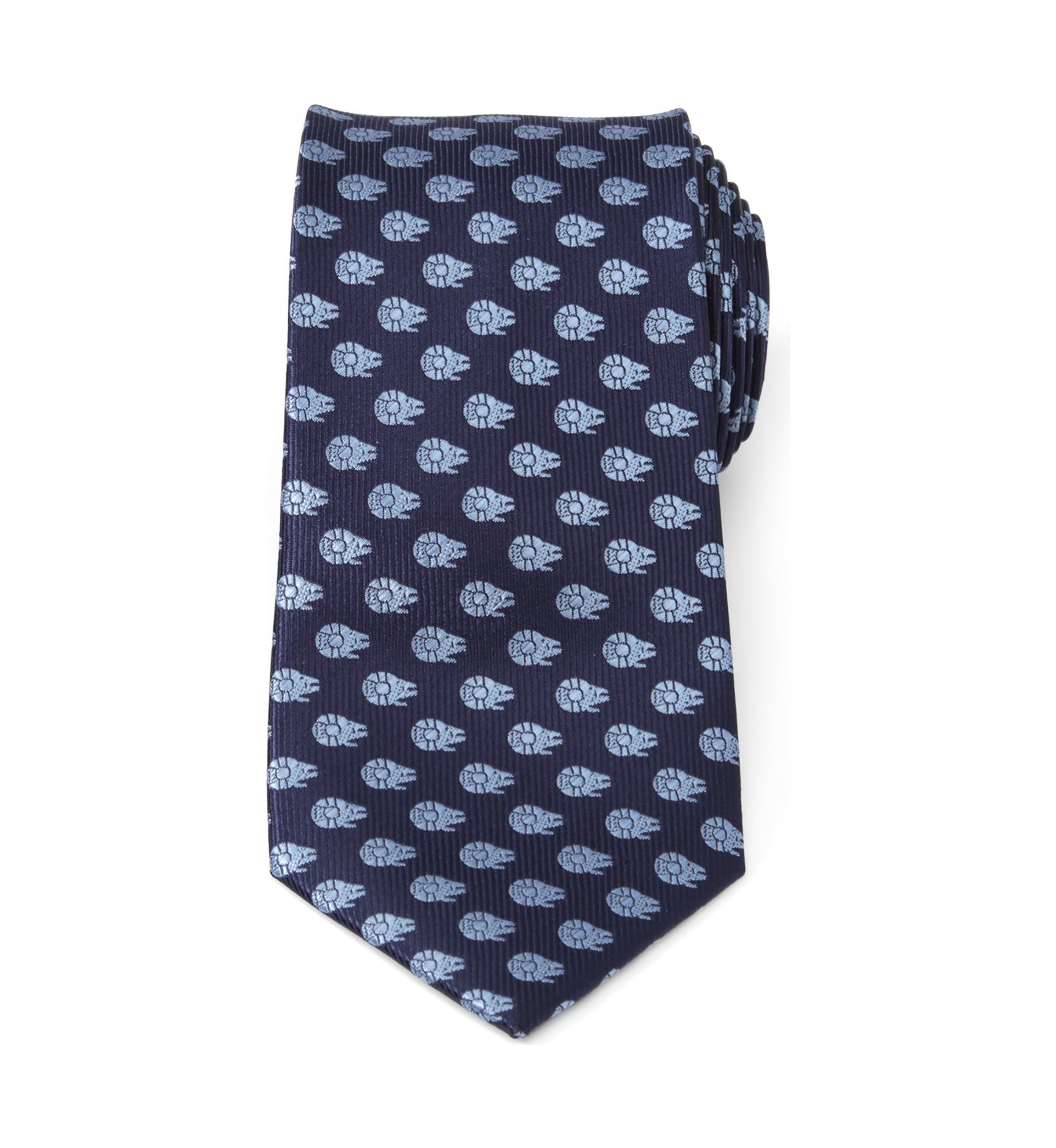 Millennium Falcon Blue Tonal Tie