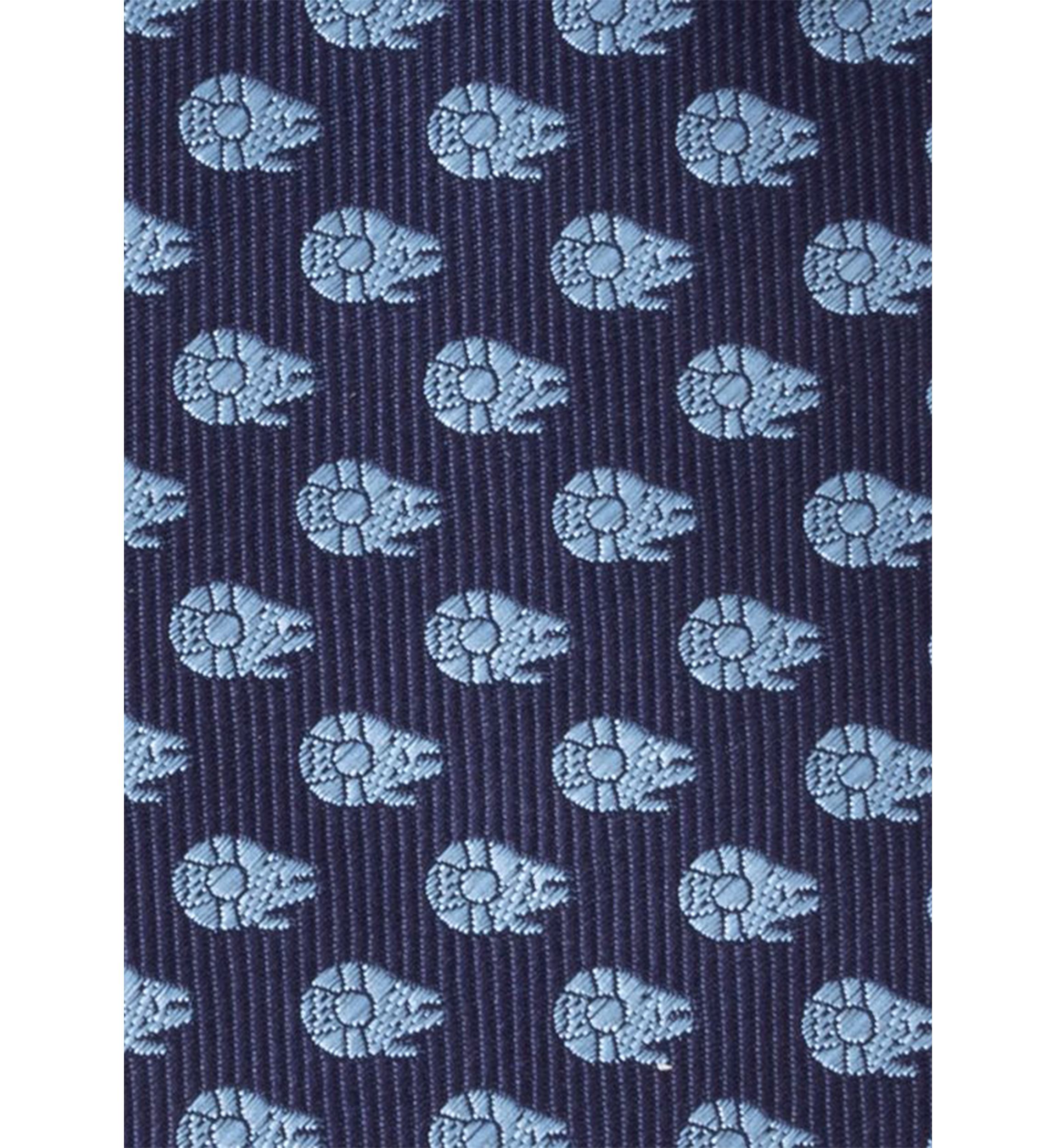 Millennium Falcon Blue Tonal Tie