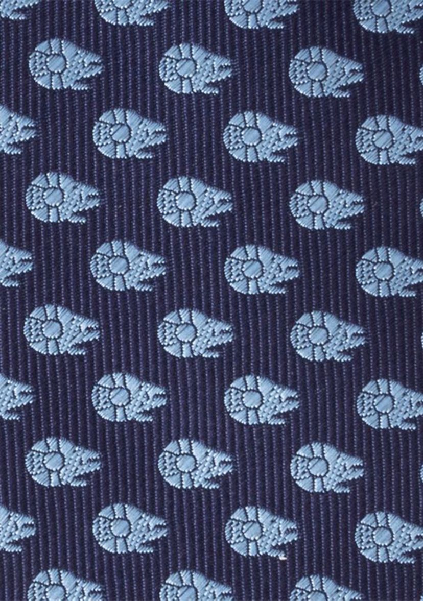 Millennium Falcon Blue Tonal Tie